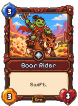 Boar Rider, an Orc Common